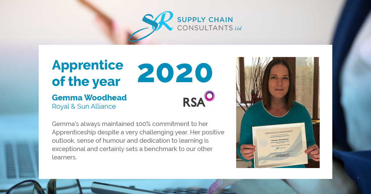 SRSCC Apprentice of the year 2020