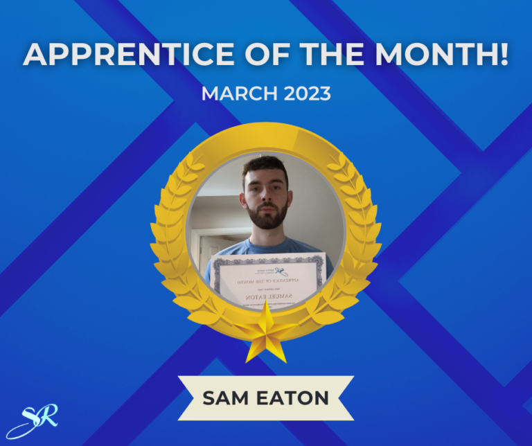 Apprentice of the month march 2023 sam eaton