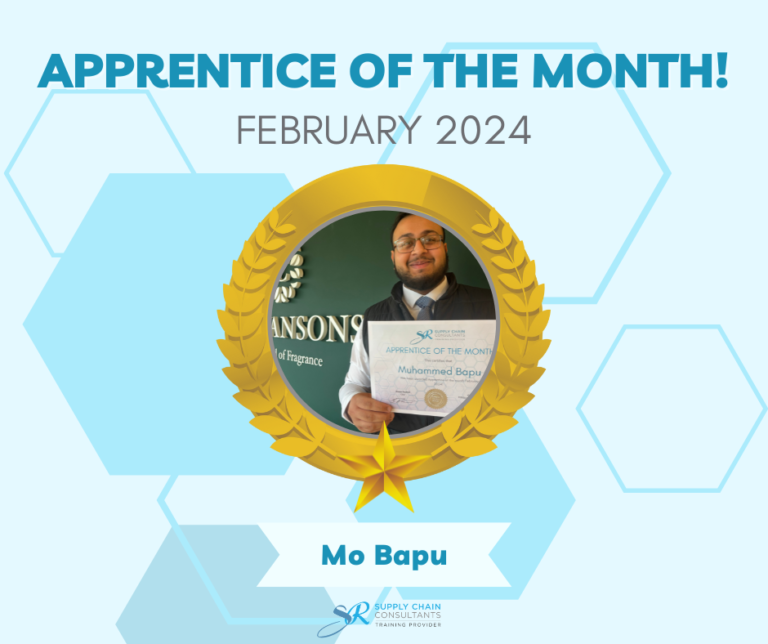February 2024 Apprentice of the Month!