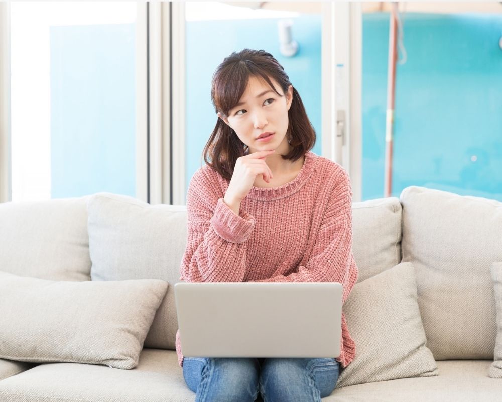 Young woman contemplating her next career move