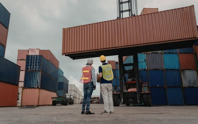 Shipping containers distrupted